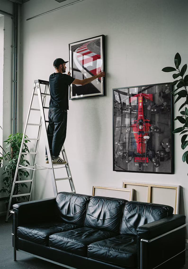 Ferrari F1 Pit Stop Poster – Formula 1 Wall Art